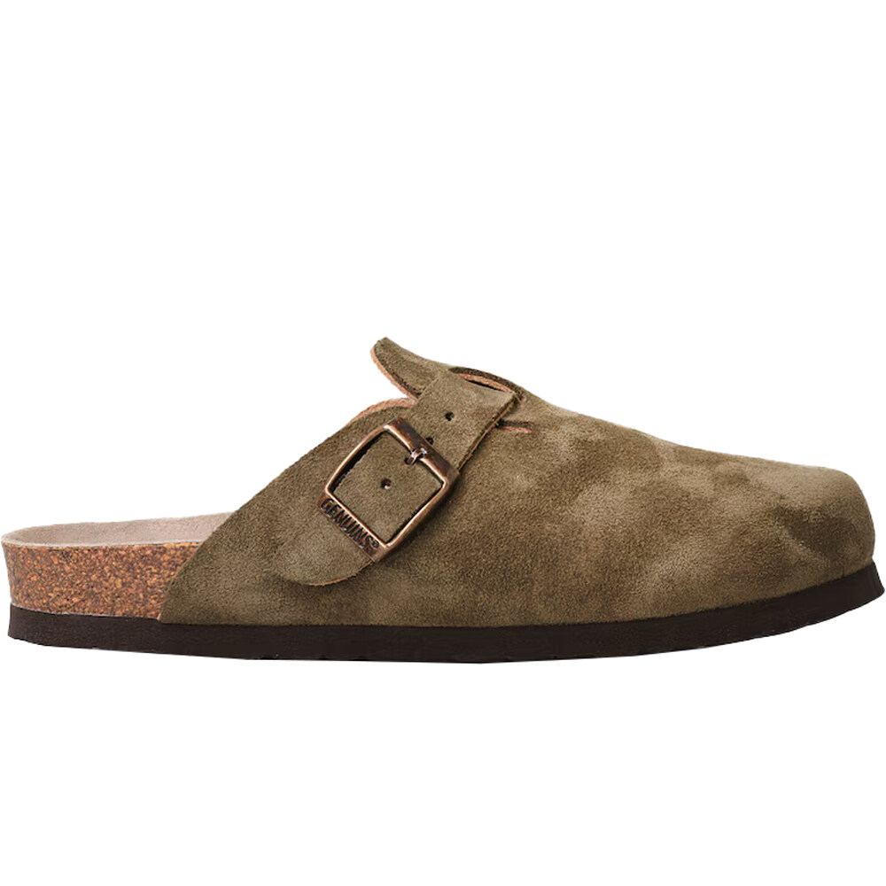 Riva velour zueco mujer Verde (38)