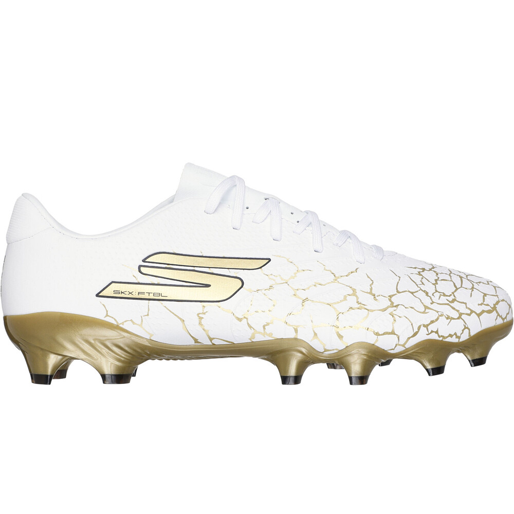 Skx-15 academy fg botas de futbol cesped artificial Oro (43)