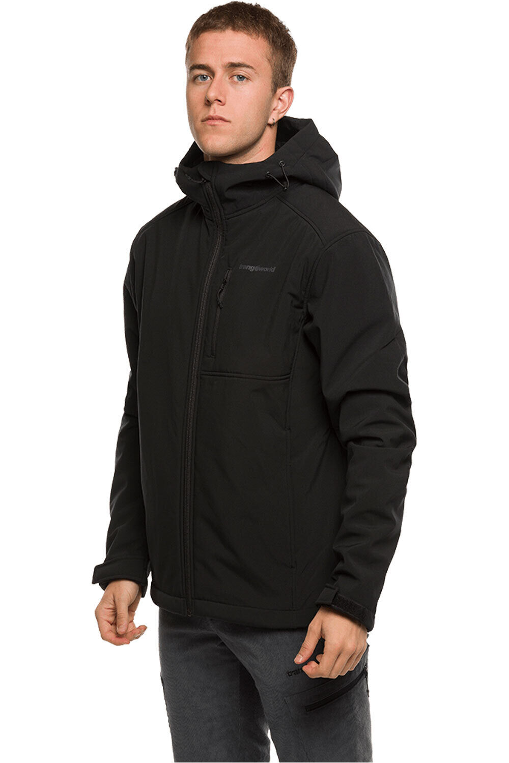 Lanarce chaqueta softshell hombre Negro (M)