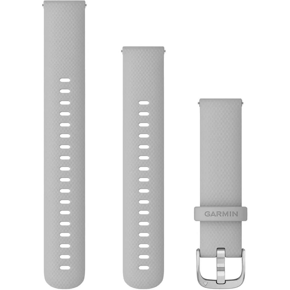 Garmin Correa de silicona gris 18mm correas de relojes deportivos