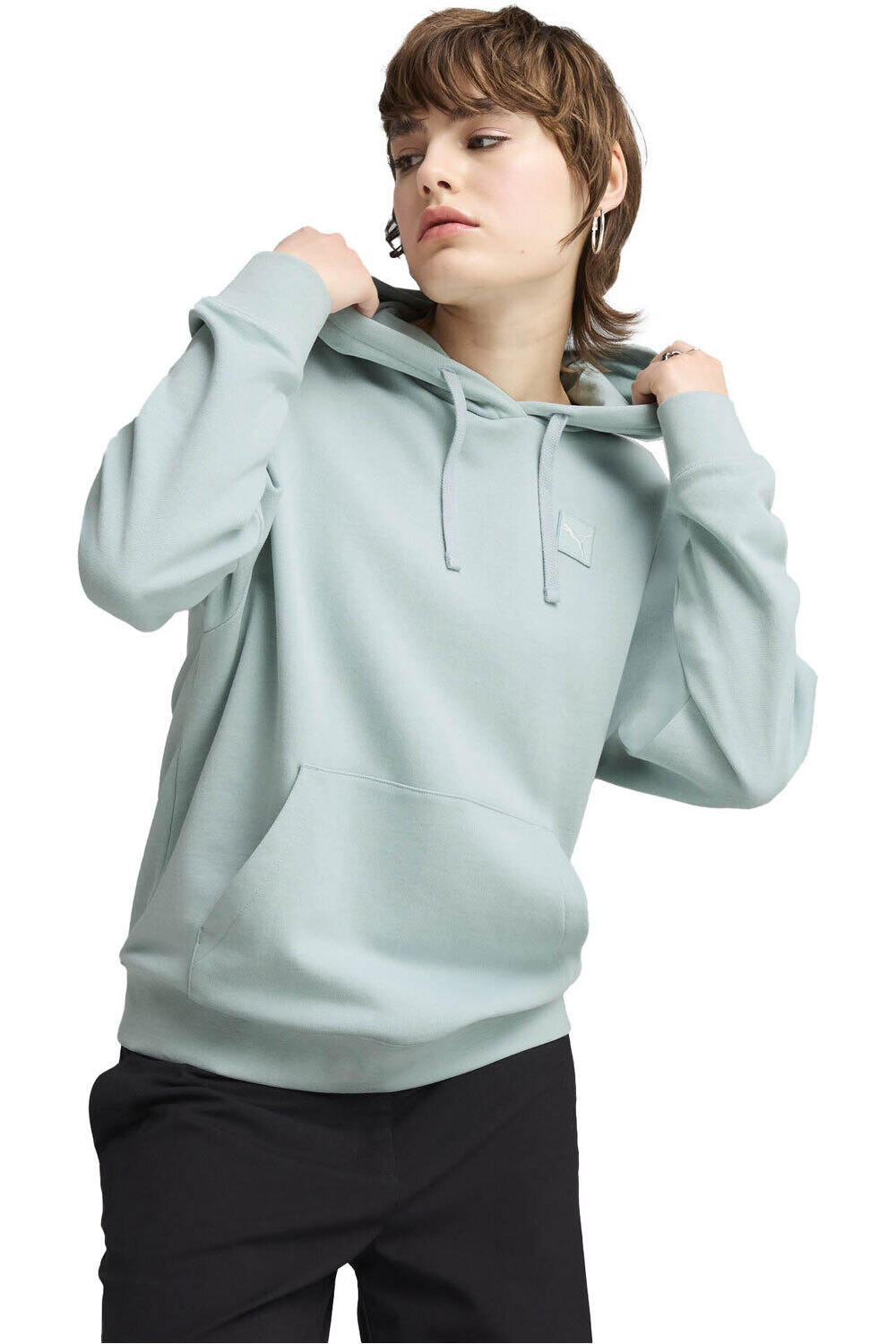 Essentials elevated sudadera mujer Verde (XS)