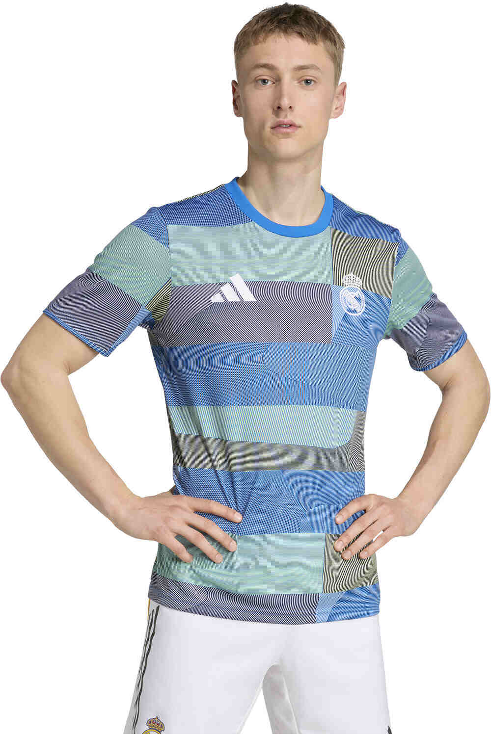 Real madrid 25/26 prematch camiseta de fútbol oficiales (M)