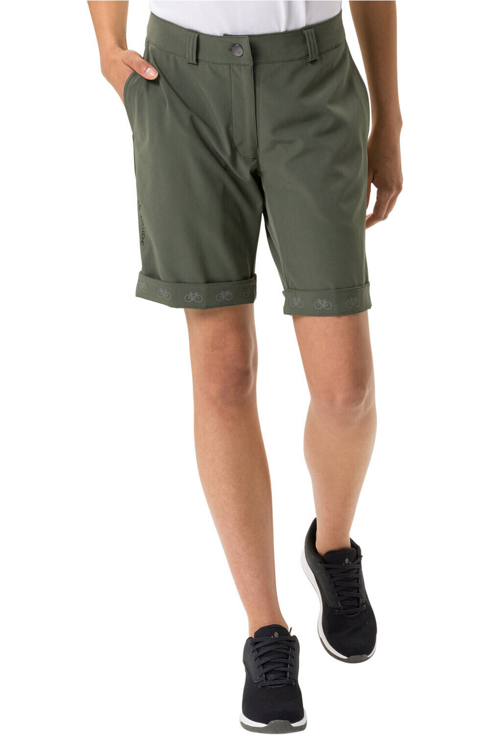 Cyclist culotte corto mujer Verde (36)