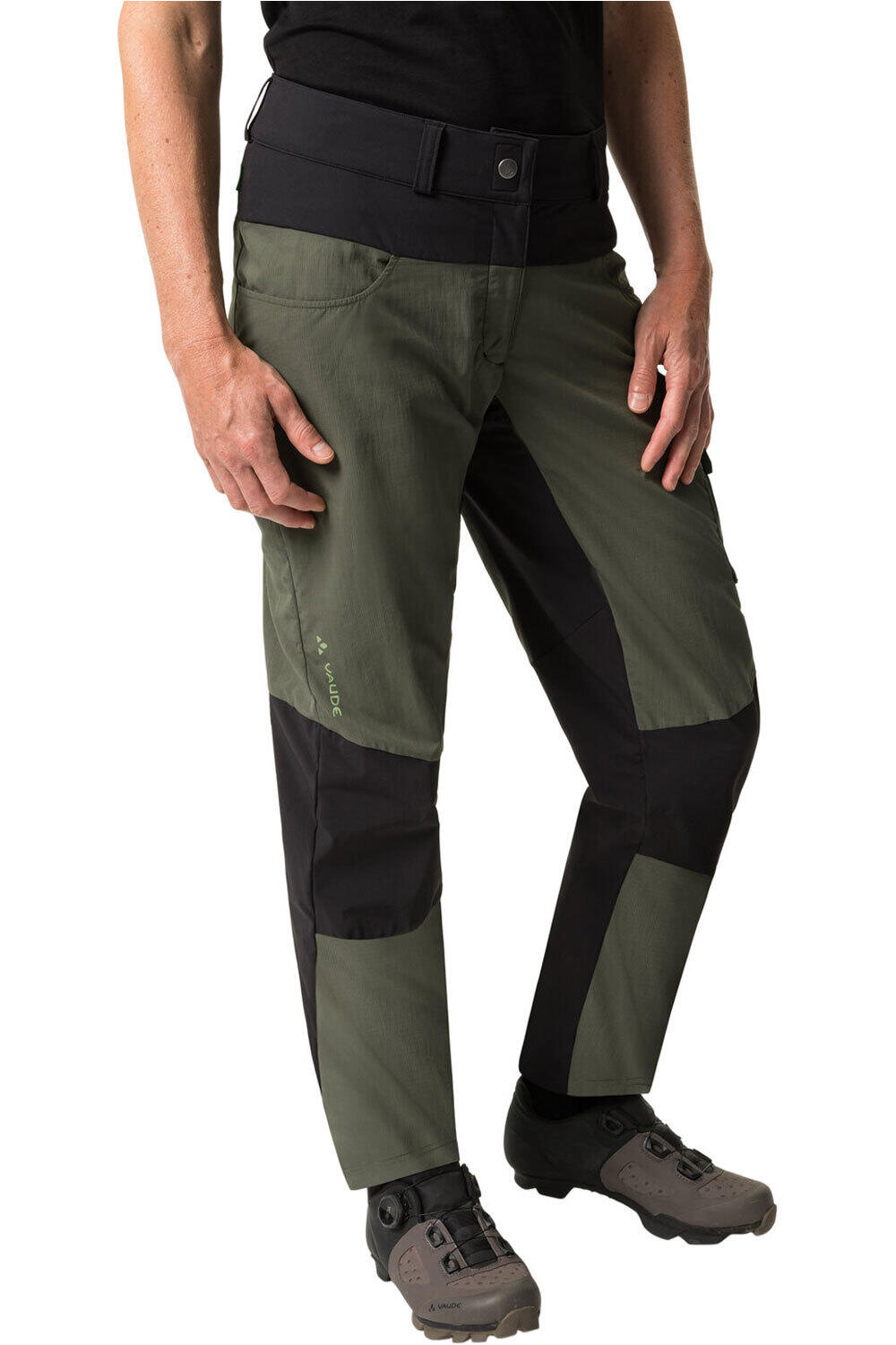 Qimsa pantalón largo ciclismo mujer Verde (36)