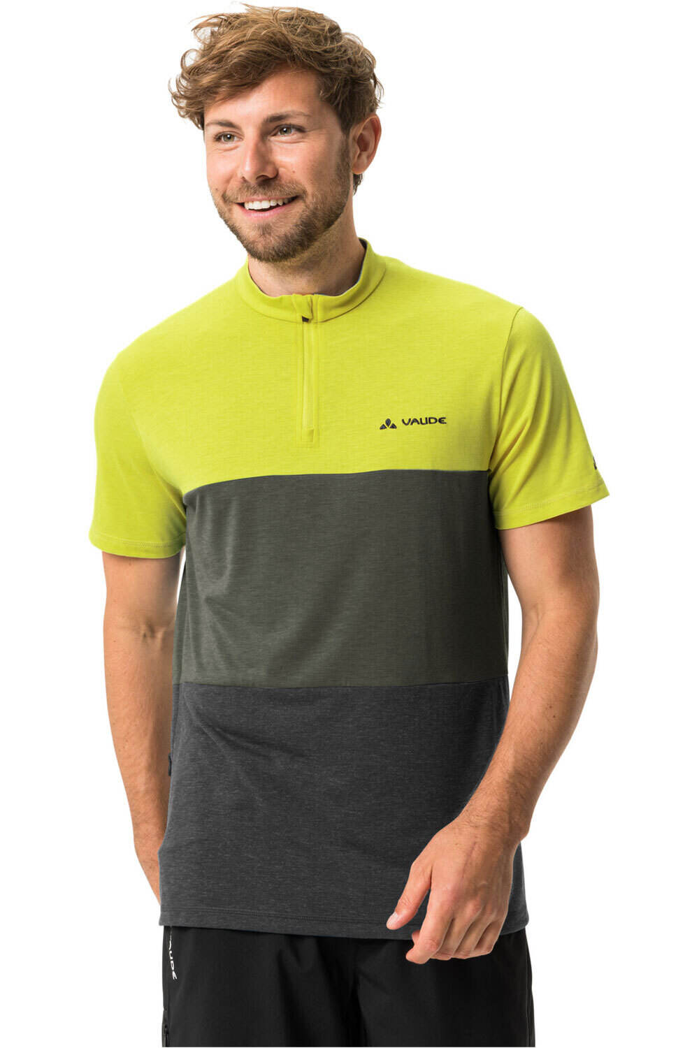 Qimsa maillot manga corta hombre Verde (M)
