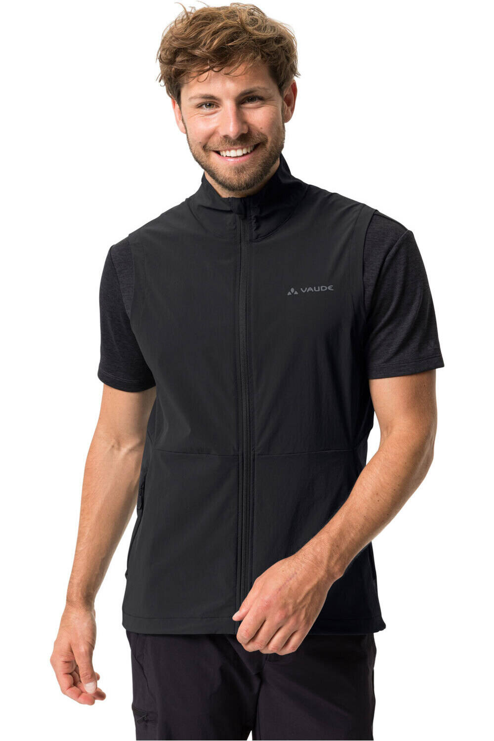 Yaras chaleco ciclismo cortavientos Negro (L)