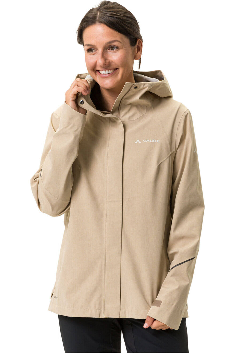 Yaras cortavientos ciclismo mujer Beige (42)
