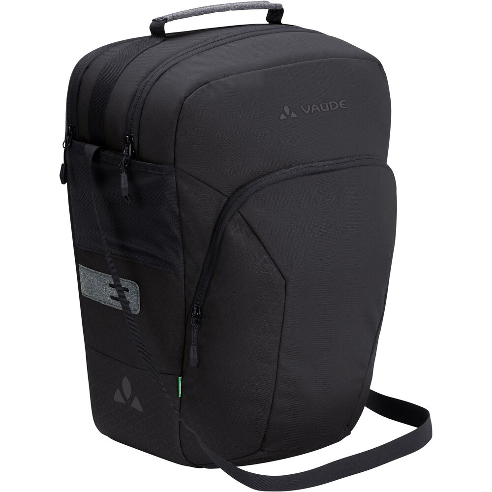 Eback single bolsas bicicleta Negro (UNICA)