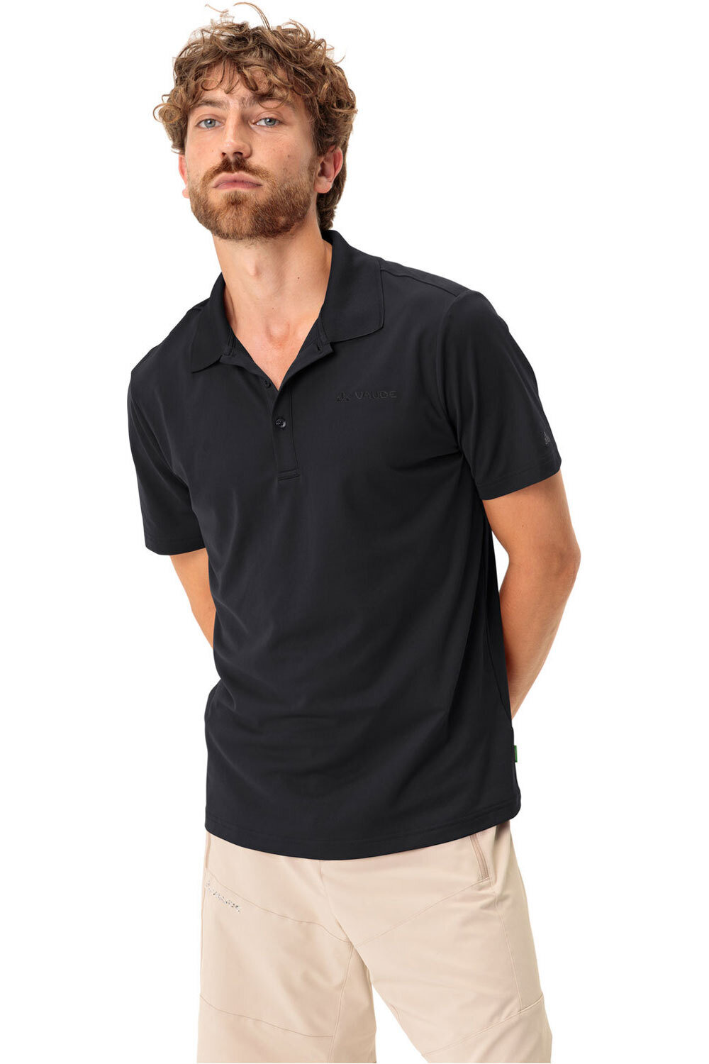 Essential camiseta montaña manga corta hombre Negro (M)