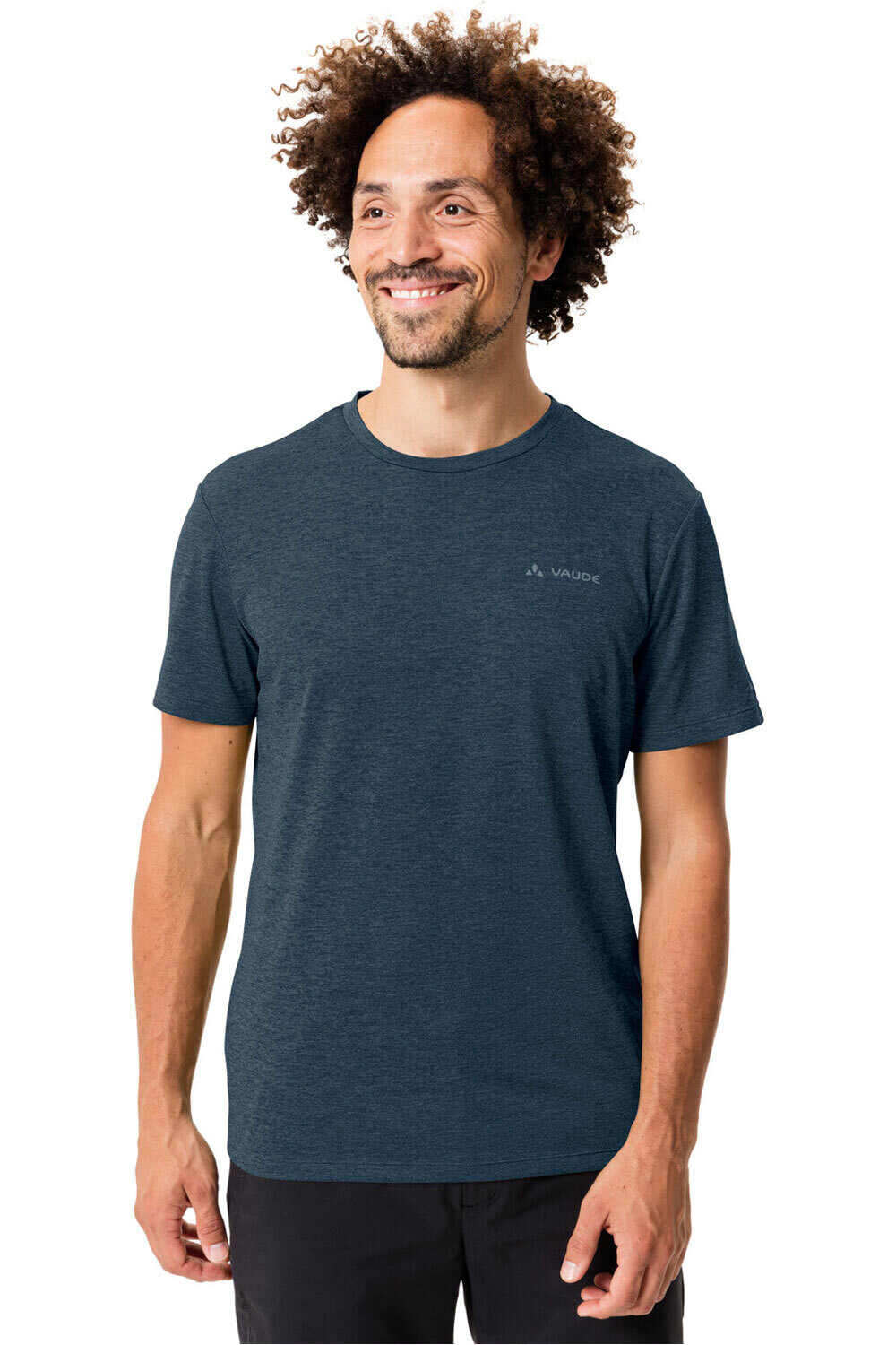 Essential camiseta montaña manga corta hombre Azul (S)