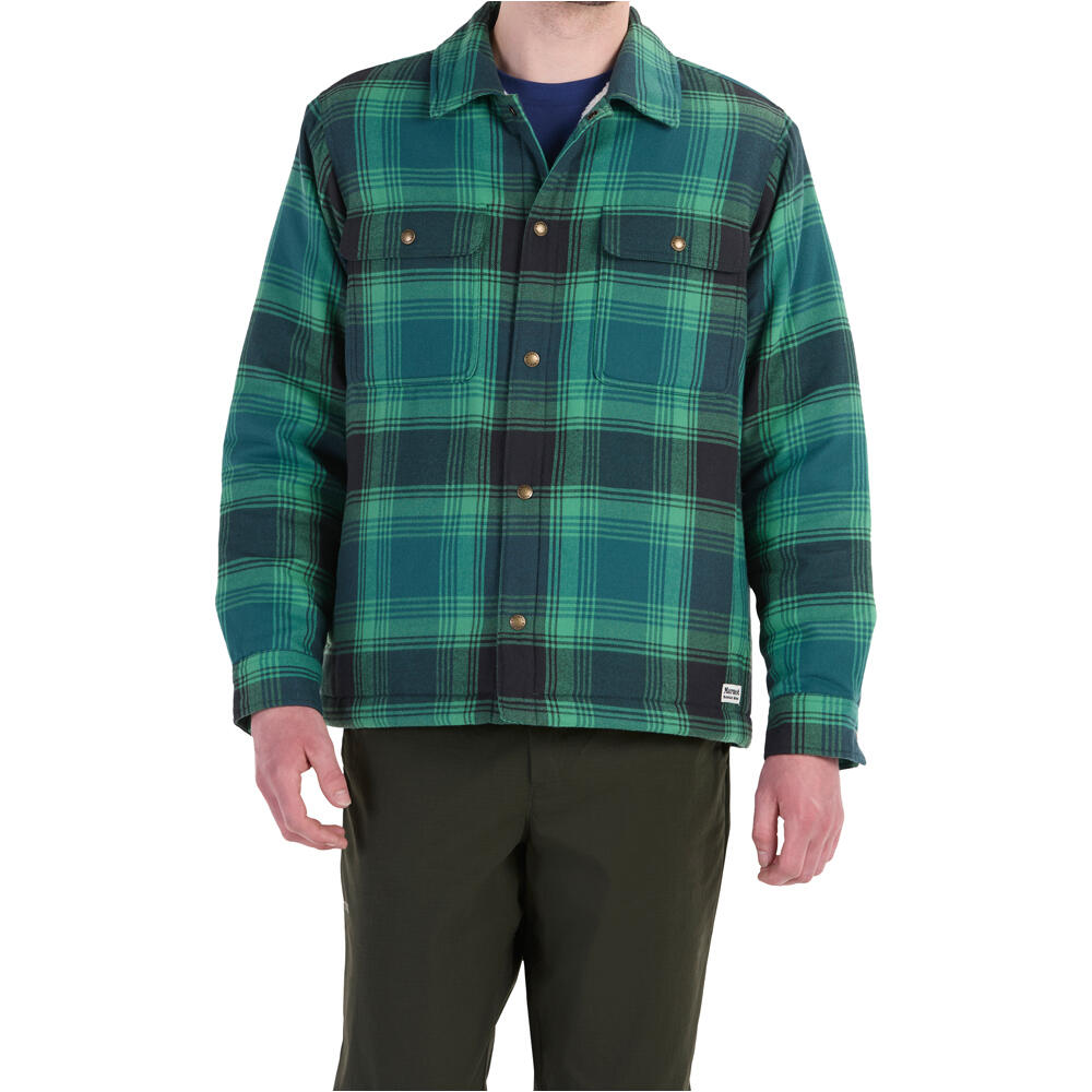 Ridgefield chaqueta outdoor hombre Verde (XXL)