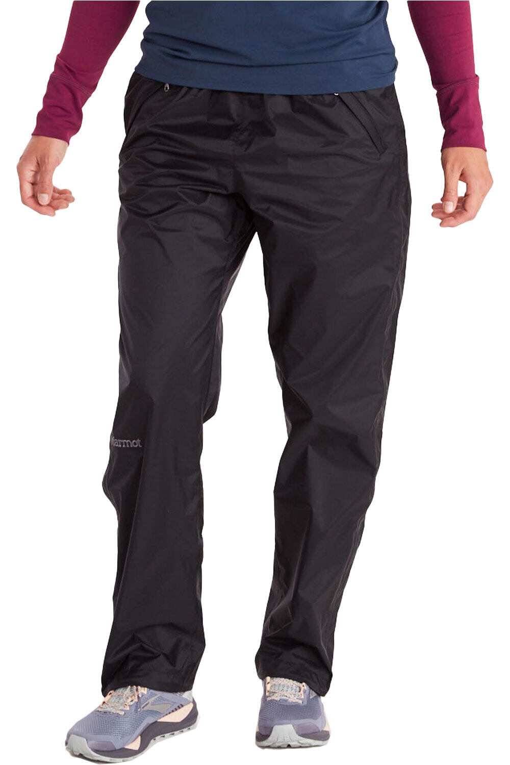 Precip eco pantalón impermeable mujer Negro