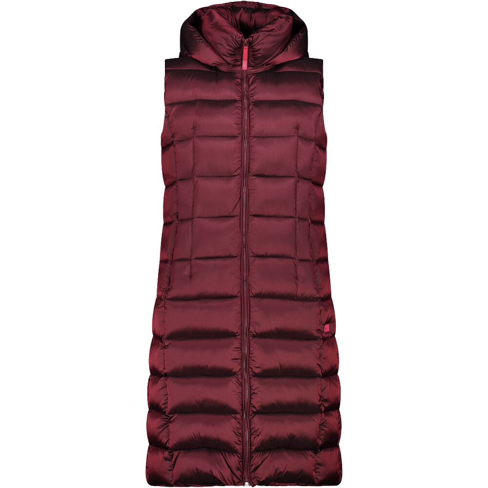 Woman vest fix hood chaleco outdoor mujer Granate (46)