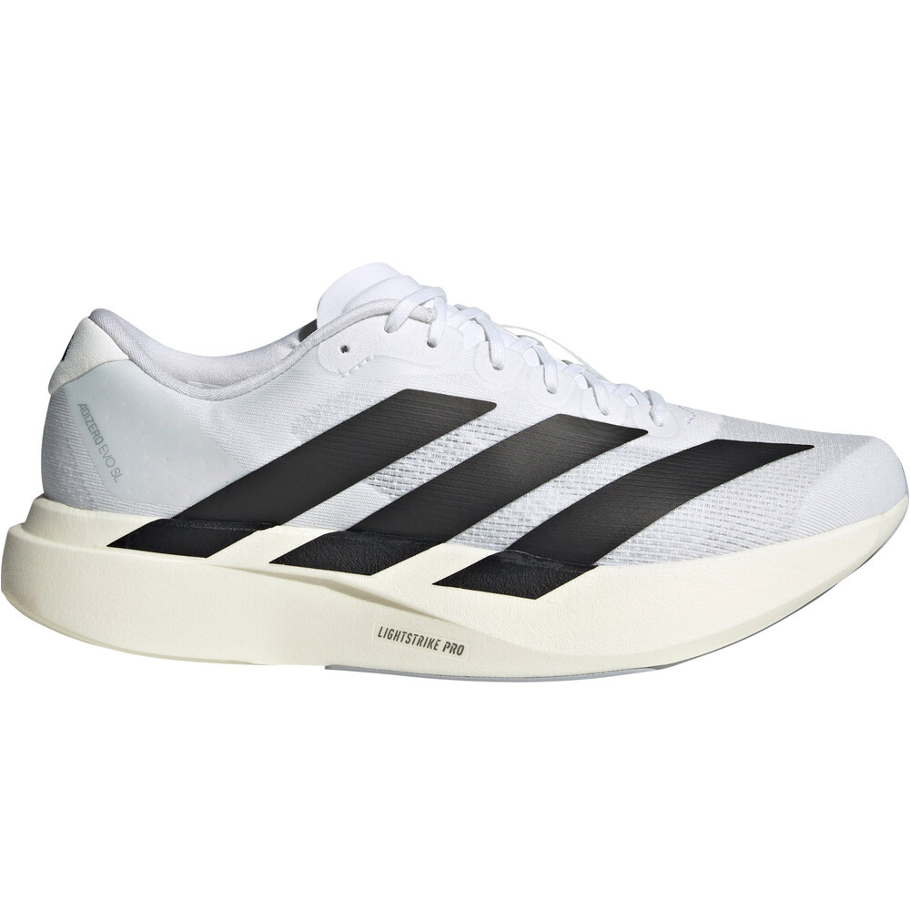 Adizero evo sl zapatilla running hombre Blanco (44 2/3)