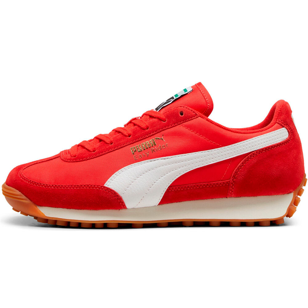 Easy rider vintage zapatilla moda hombre Rojo (45)