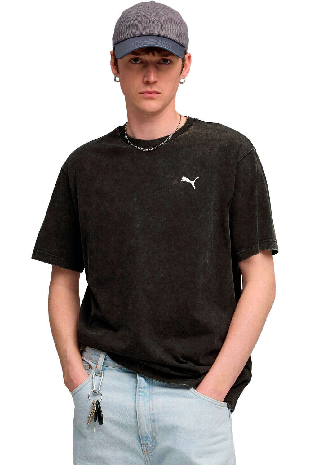 Puma essentials elevated relaxed camiseta manga corta hombre