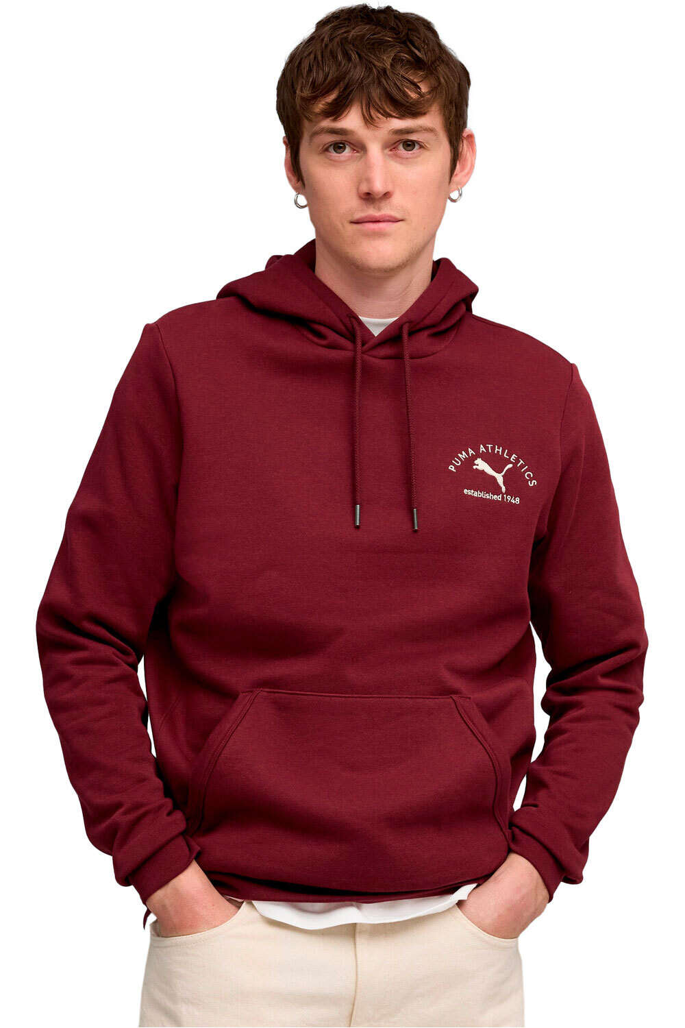 Class graphic sudadera hombre Granate (S)