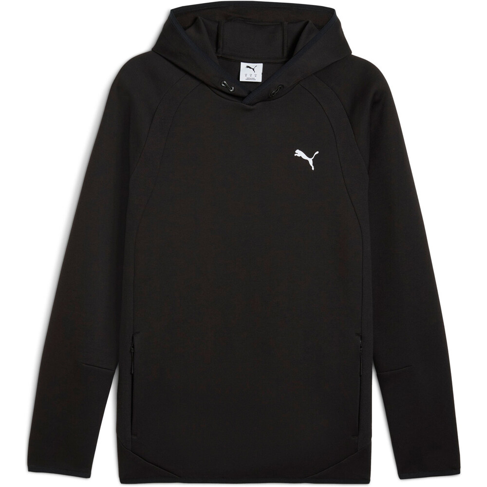 Evostripe sudadera hombre Negro (L)