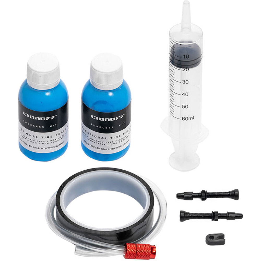 Kit tubeless 29mm cartuchos y accesorios inflado (UNICA)