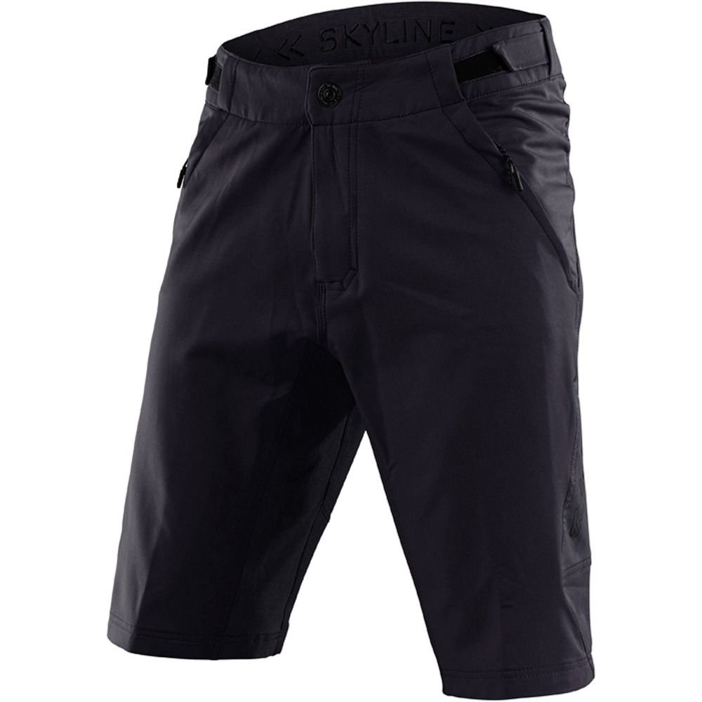 Troy- skyline pantalón corto ciclismo hombre Negro (30)