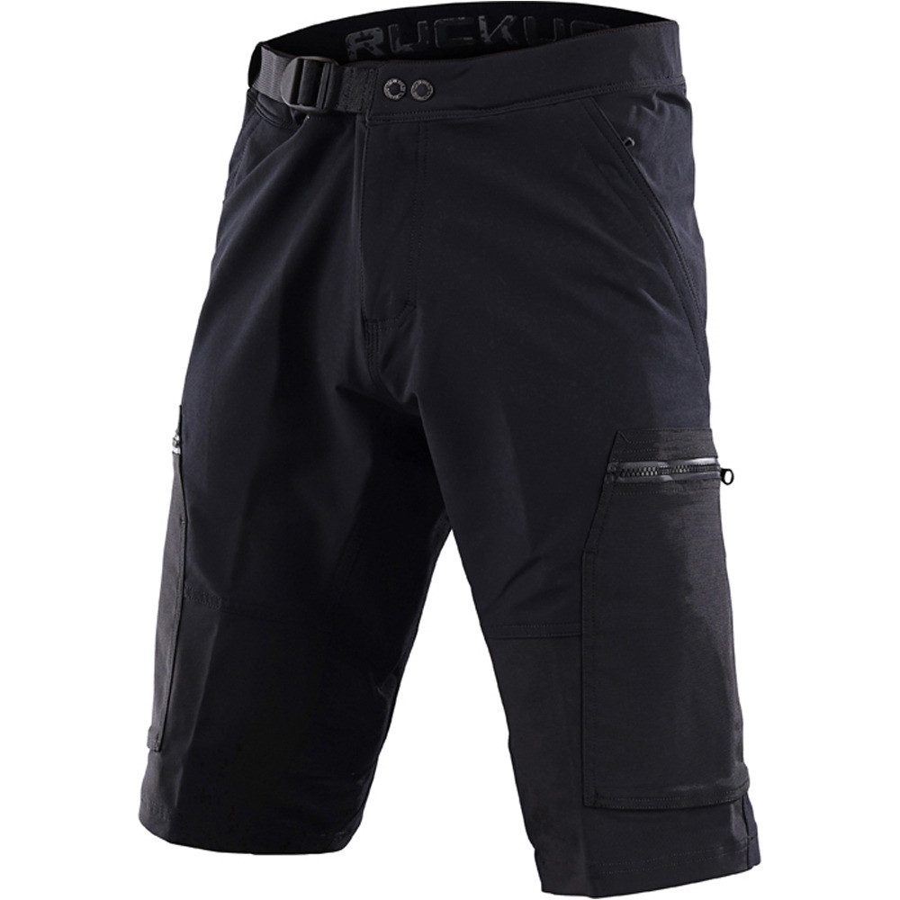 Troy- ruckus cargo pantalón corto ciclismo hombre Negro (32)