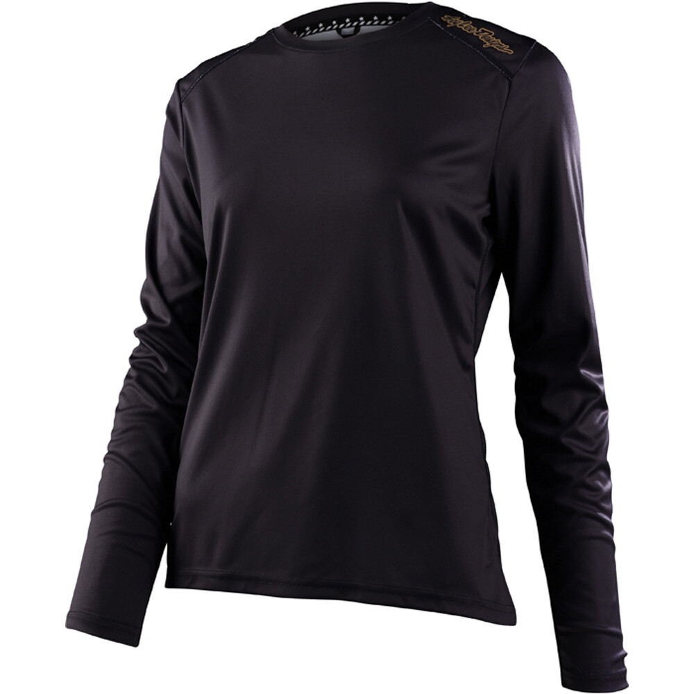 Troy- lilium camiseta ciclismo mujer Negro (S)