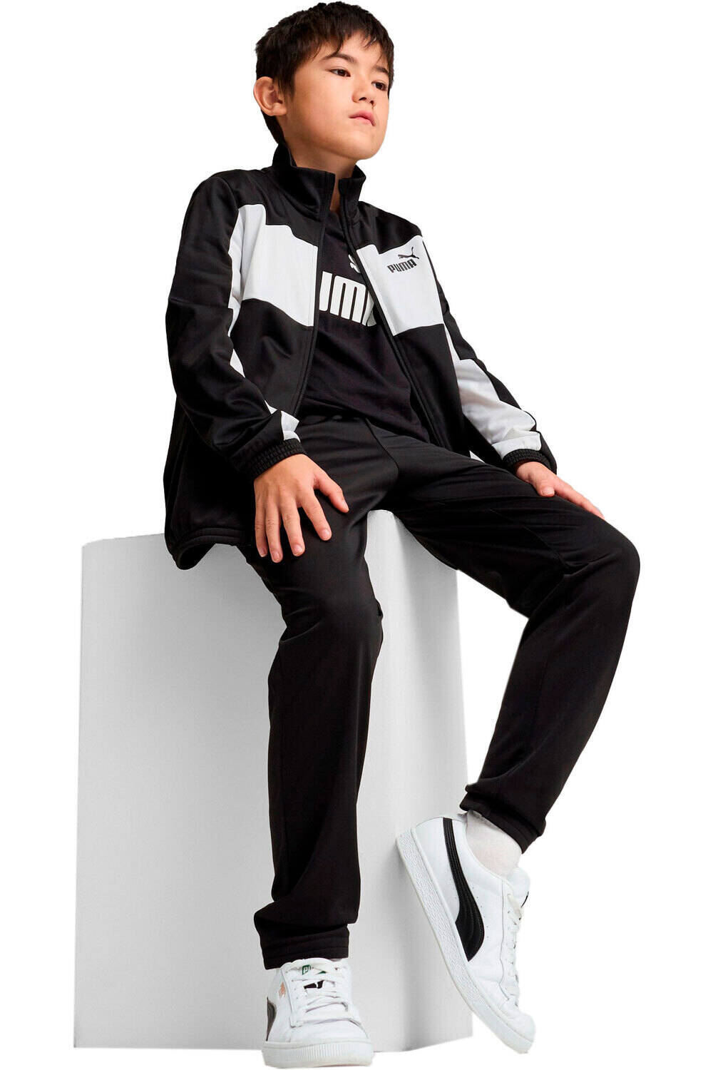 Puma poly colorblock chándal niño
