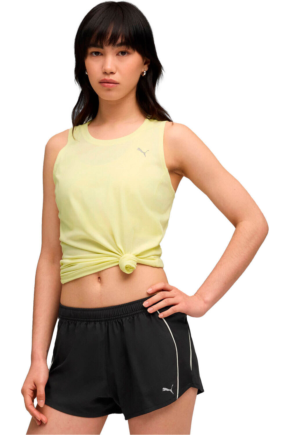 Run velocity camiseta técnica tirantes mujer Amarillo (S)