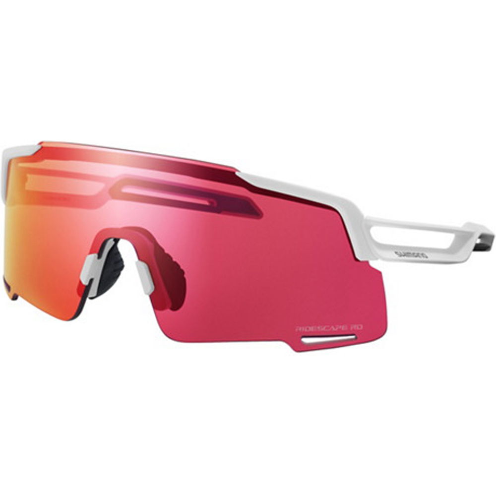 Shimano eyewear eqnx5 matte white ridescape rd gafas ciclismo
