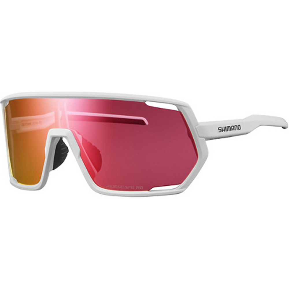 Shimano eyewear tcnm2 matte white ridescape rd gafas ciclismo