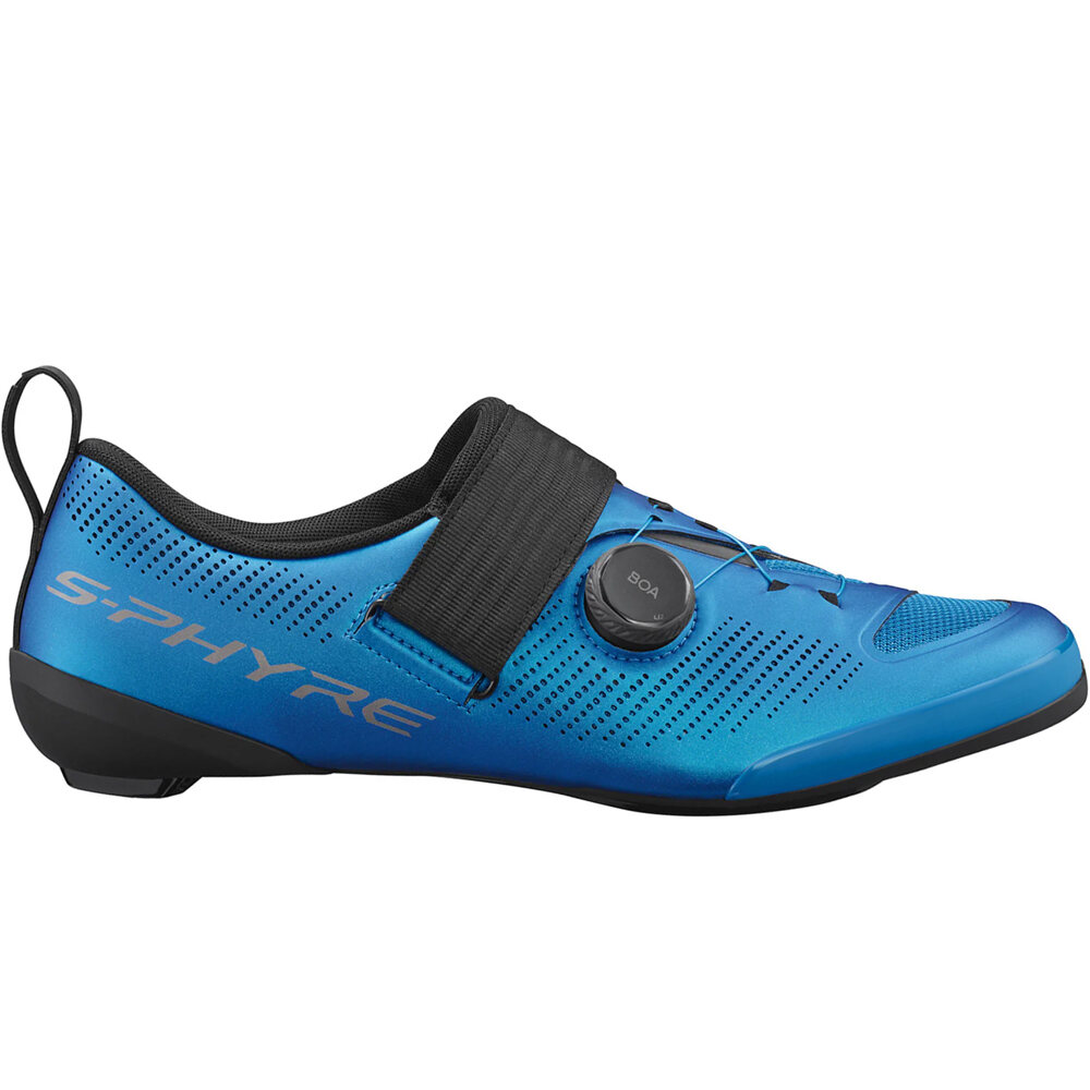 Tr903 zapatillas ciclismo carretera Azul (44)