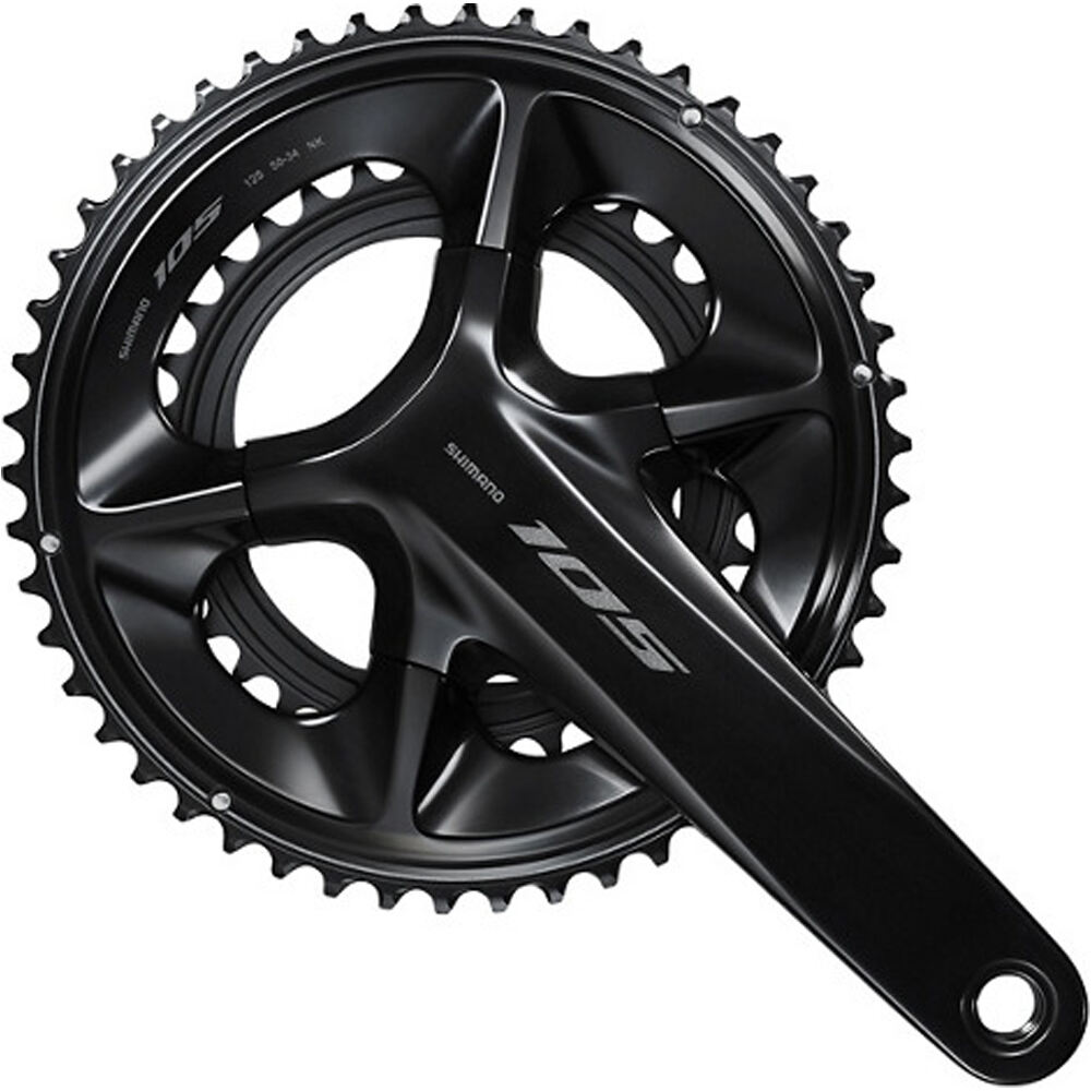 Crankset 12-speed bielas carretera Negro (UNICA)