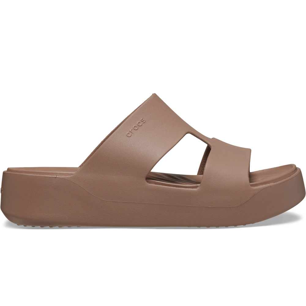 Getaway platform h-strap zueco mujer Marron (37-38)