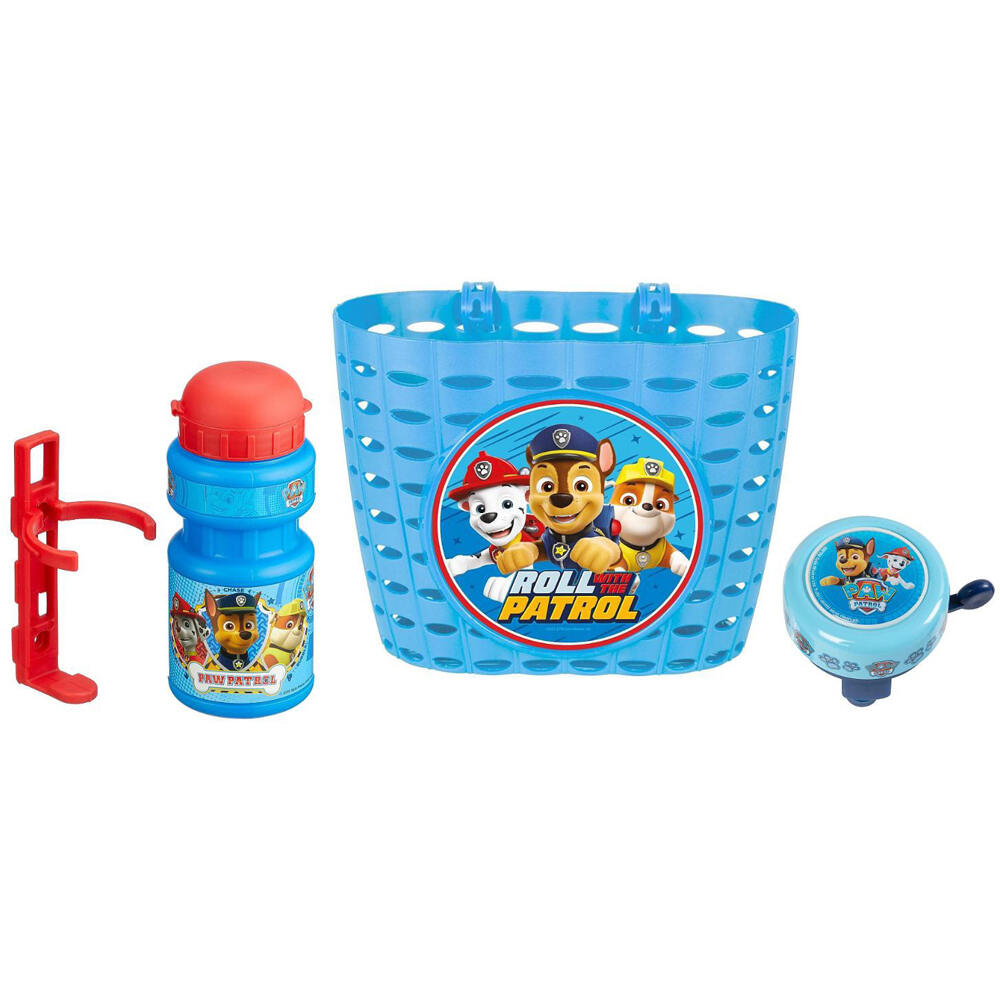 Stamp Cesta bidón timbre paw patrol accesorios bicicletas infantiles