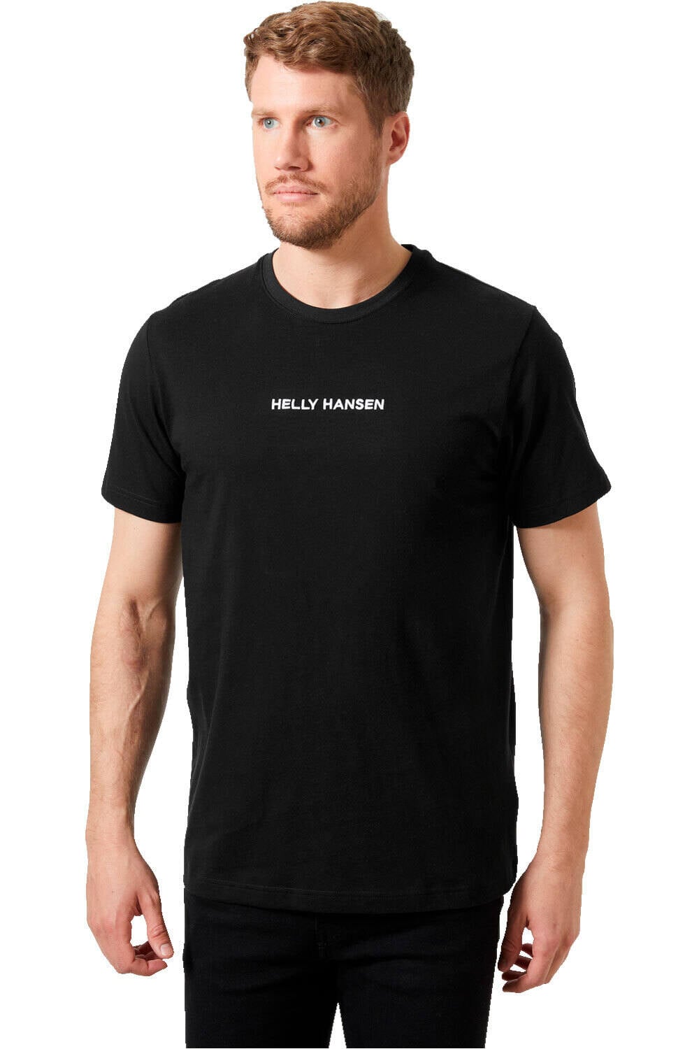 Core camiseta manga corta hombre Negro (M)