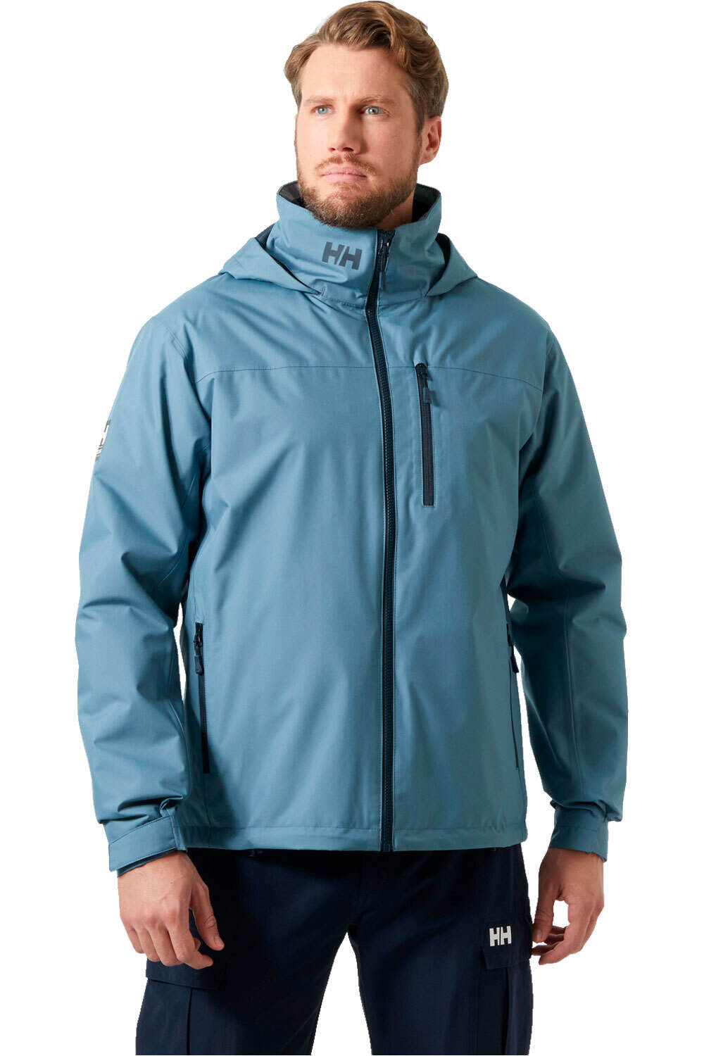 Crew hooded midlayer chaquetas hombre Marino (XXXXXL)