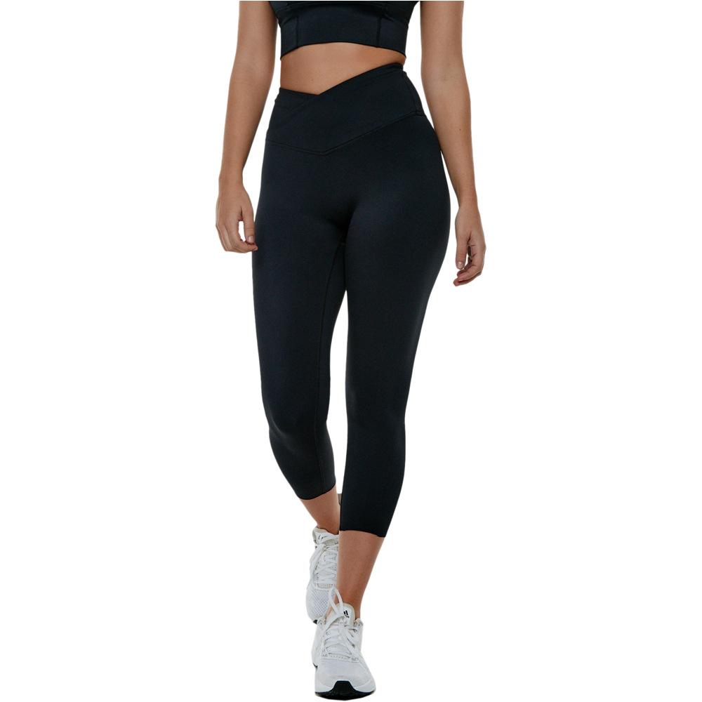 Black Limba capri rocket pantalones y mallas largas fitness mujer