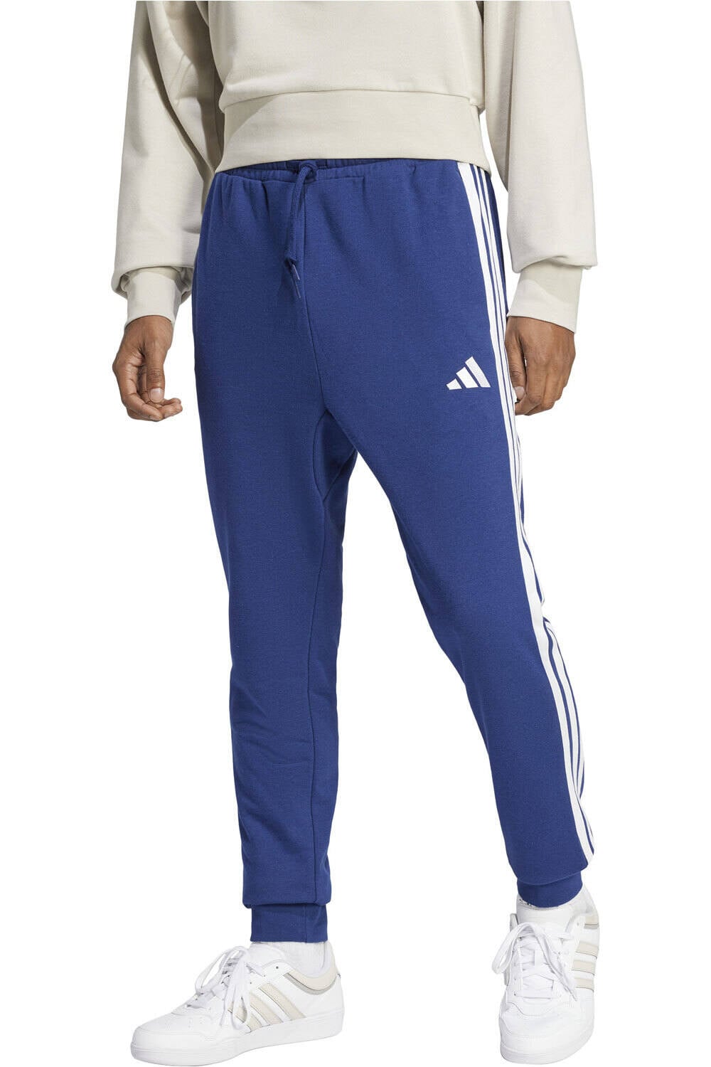 Essentials three stripes pantalón hombre Marino (XL)