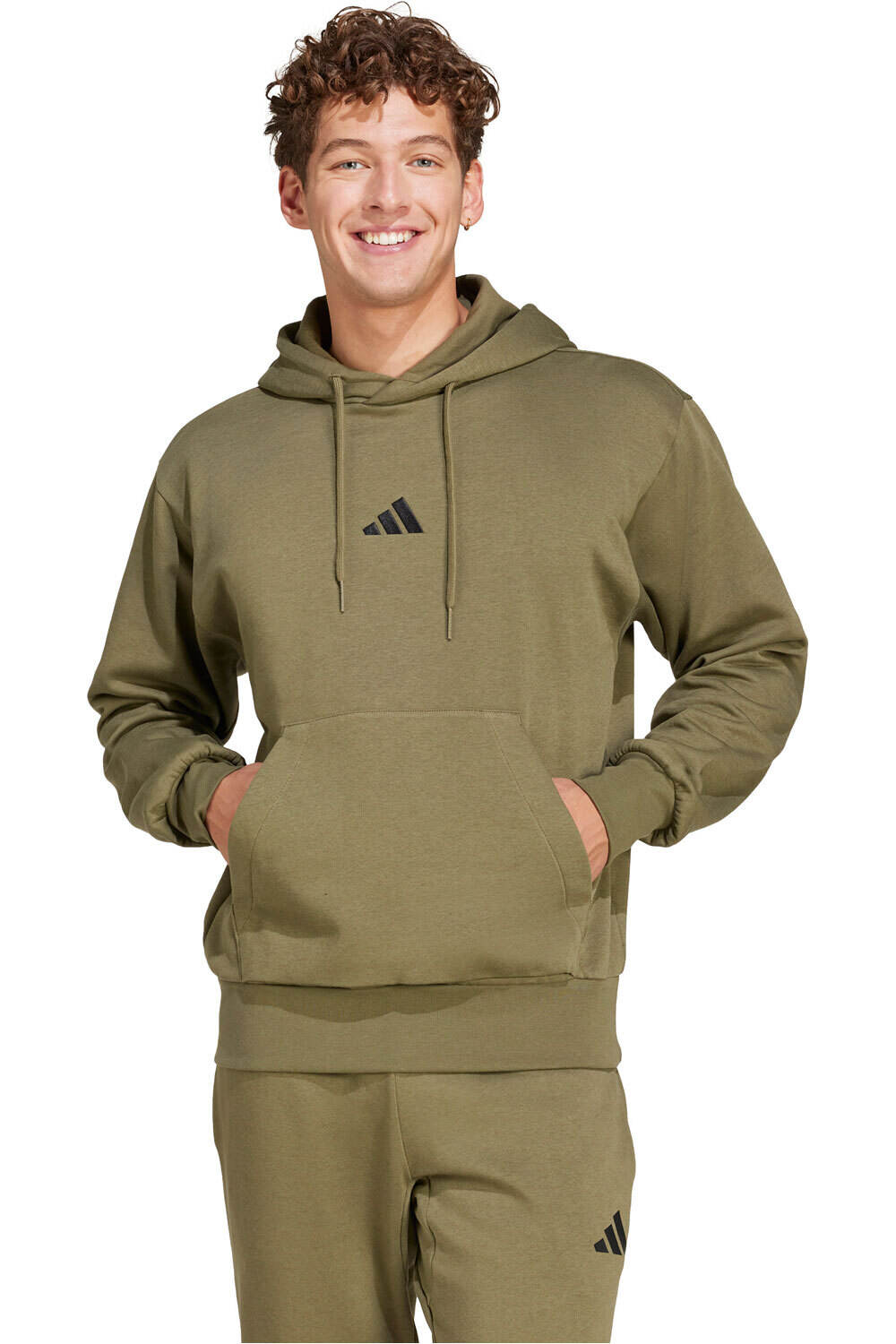 Essentials feelcozy sudadera hombre Verde (XXL)