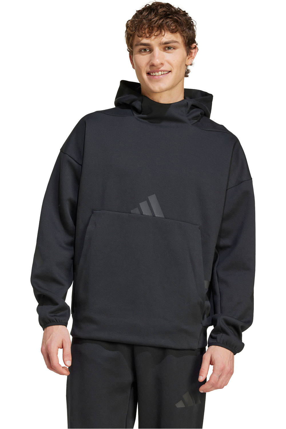Zne sudadera hombre Negro (XL)