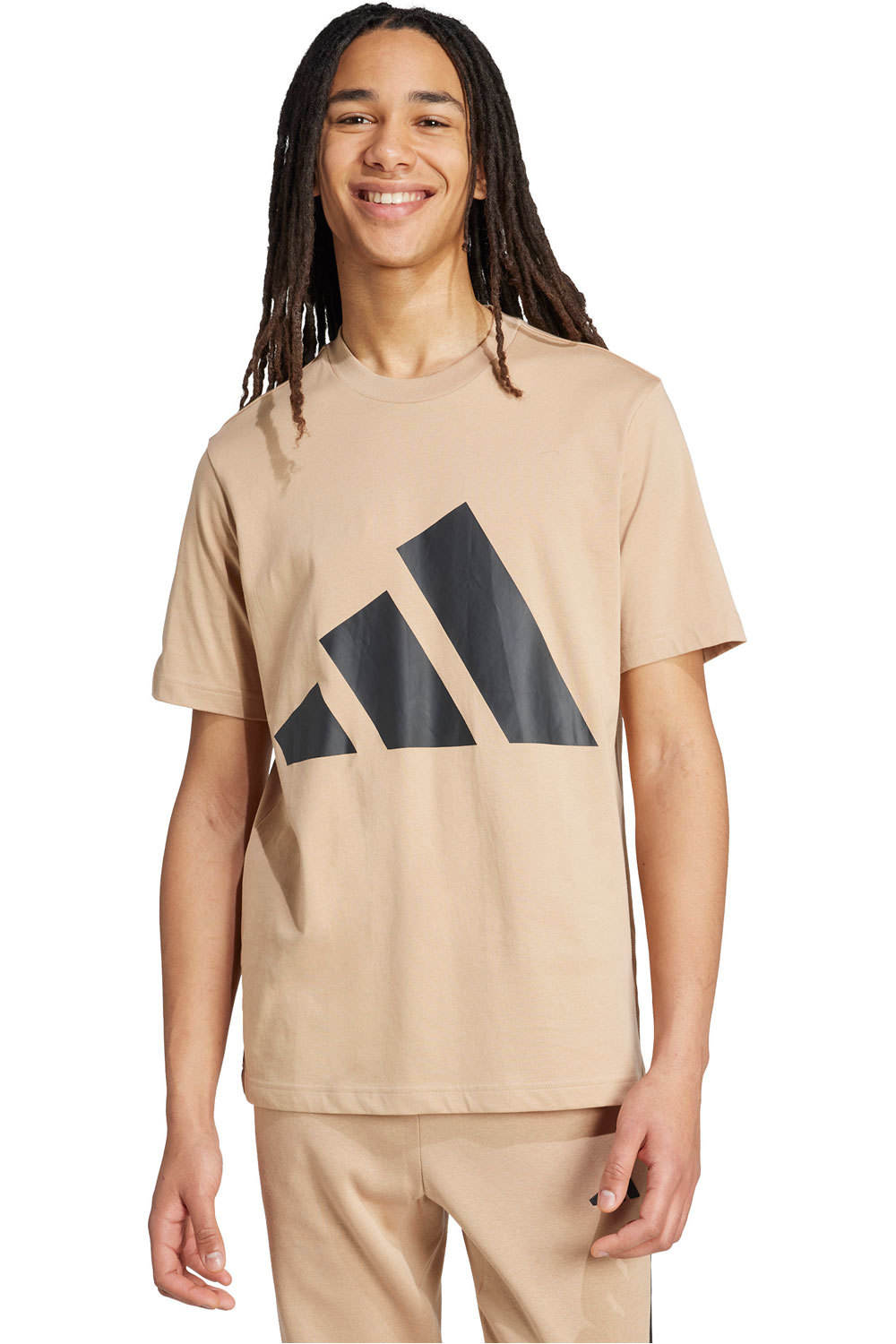 Essentials big logo camiseta manga corta hombre Marron
