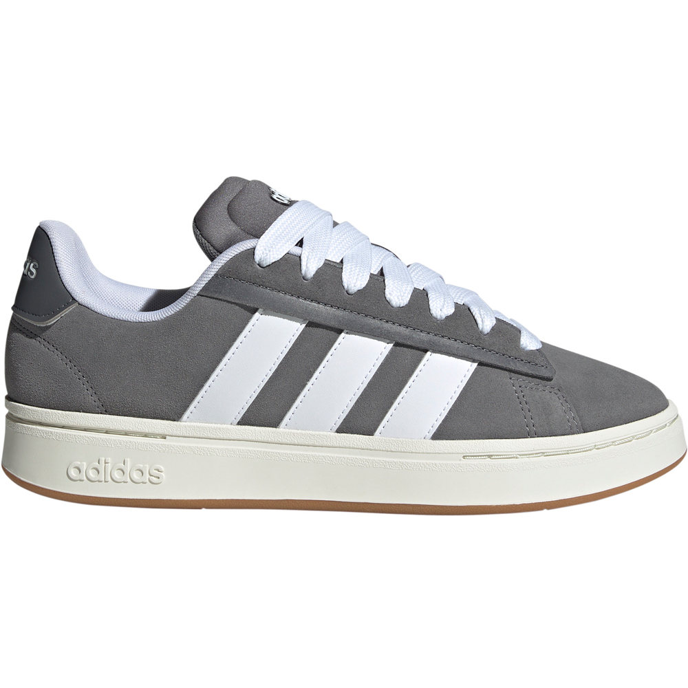 Grand court alpha 00s zapatilla moda hombre Gris (38 2/3)