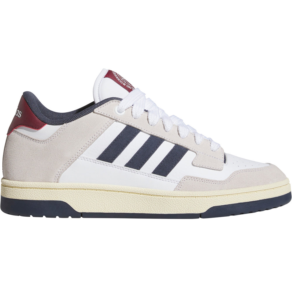 Rapid court low zapatilla moda hombre Blanco (46)