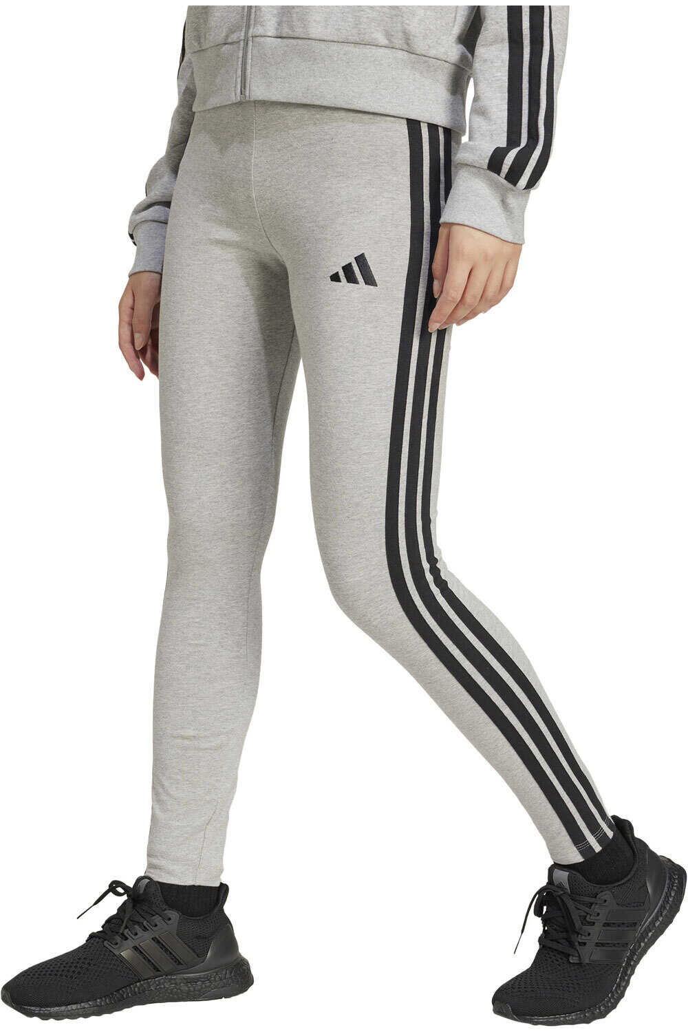Essentials 3-stripes pantalón mujer Gris (XL)