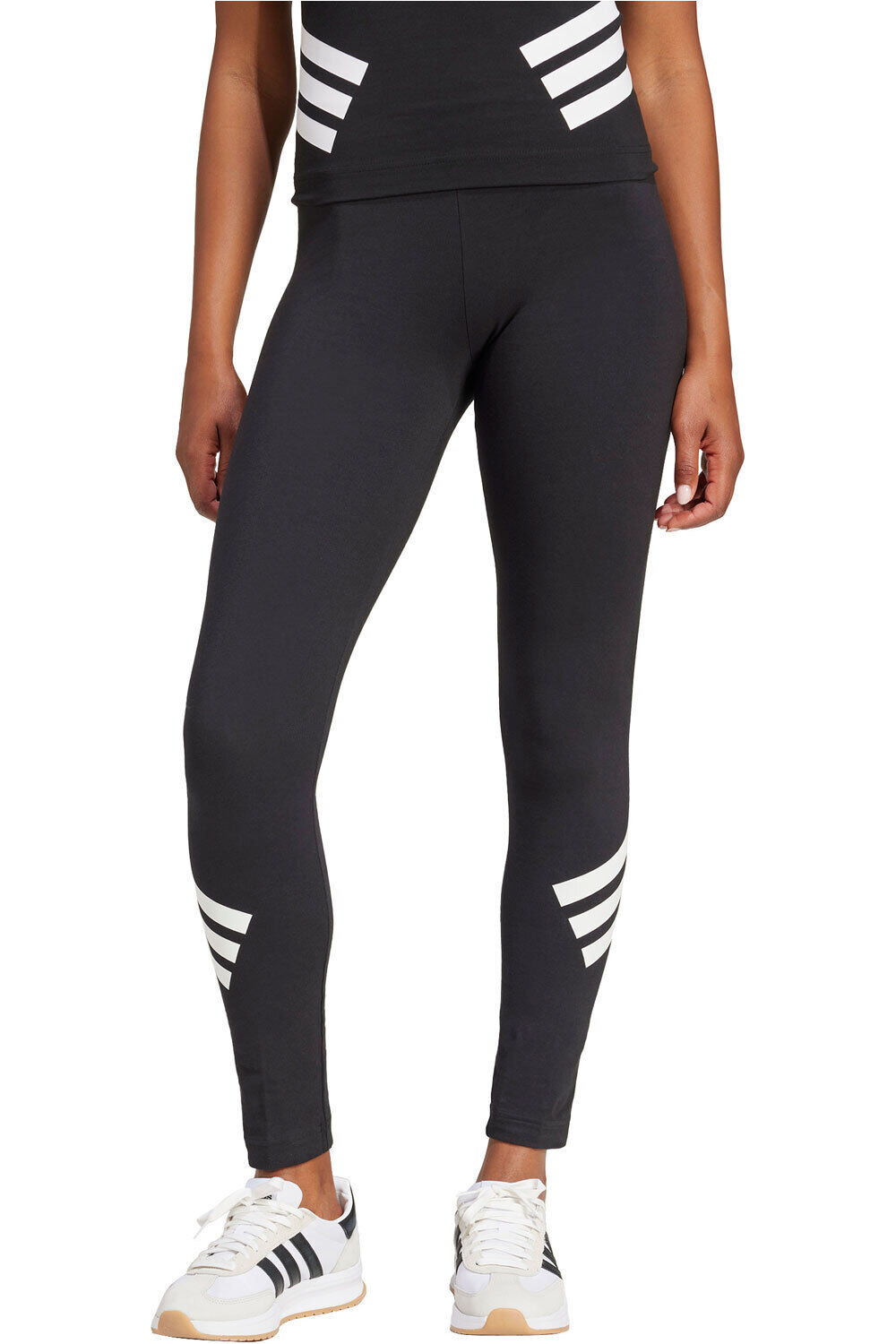 Future icons 3 stripes pantalón mujer Negro (M)