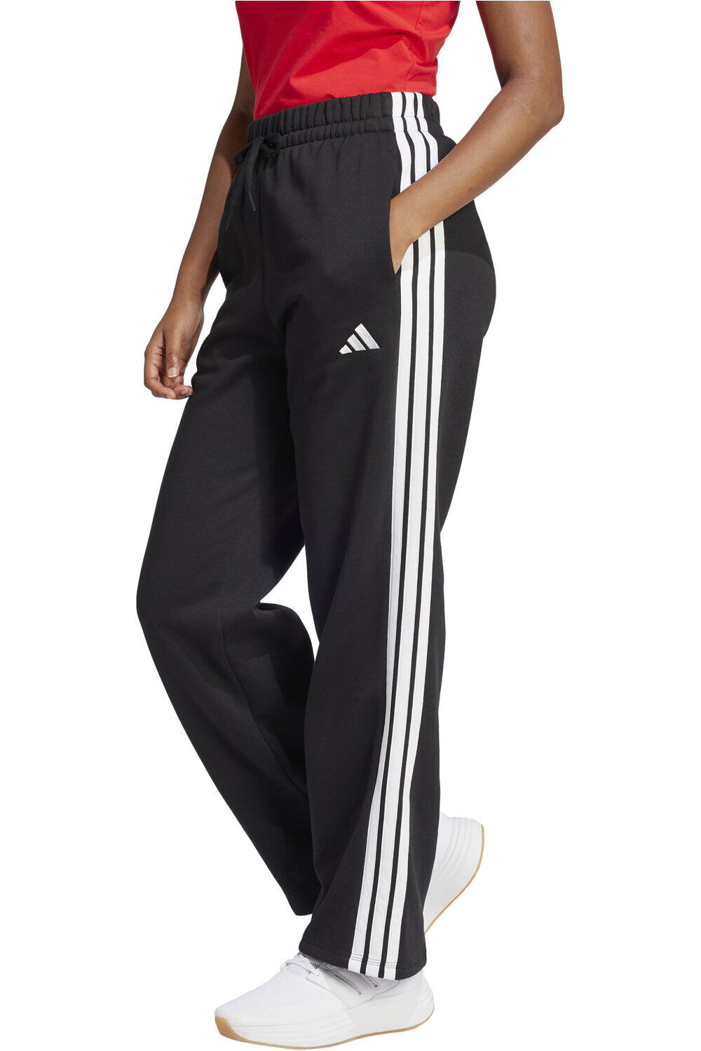 Essentials 3 stripes pantalón mujer Negro (L)