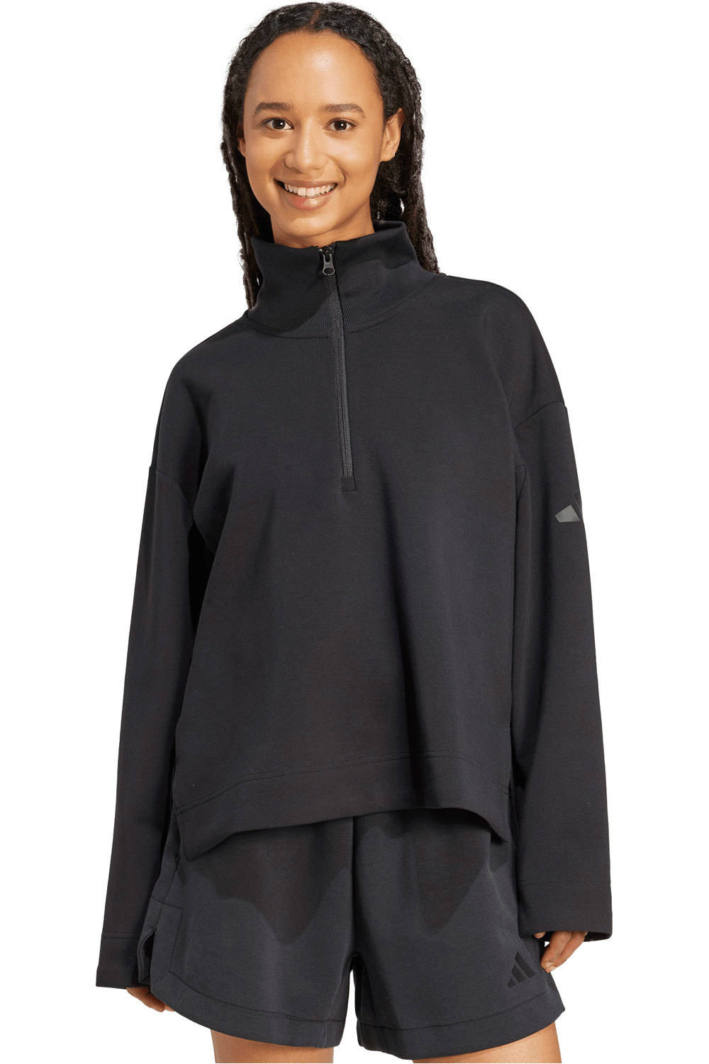 Soft lux sudadera mujer Negro (L)