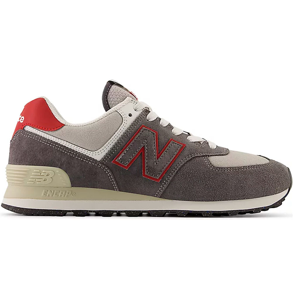 Zapatilla moda hombre Gris (40)