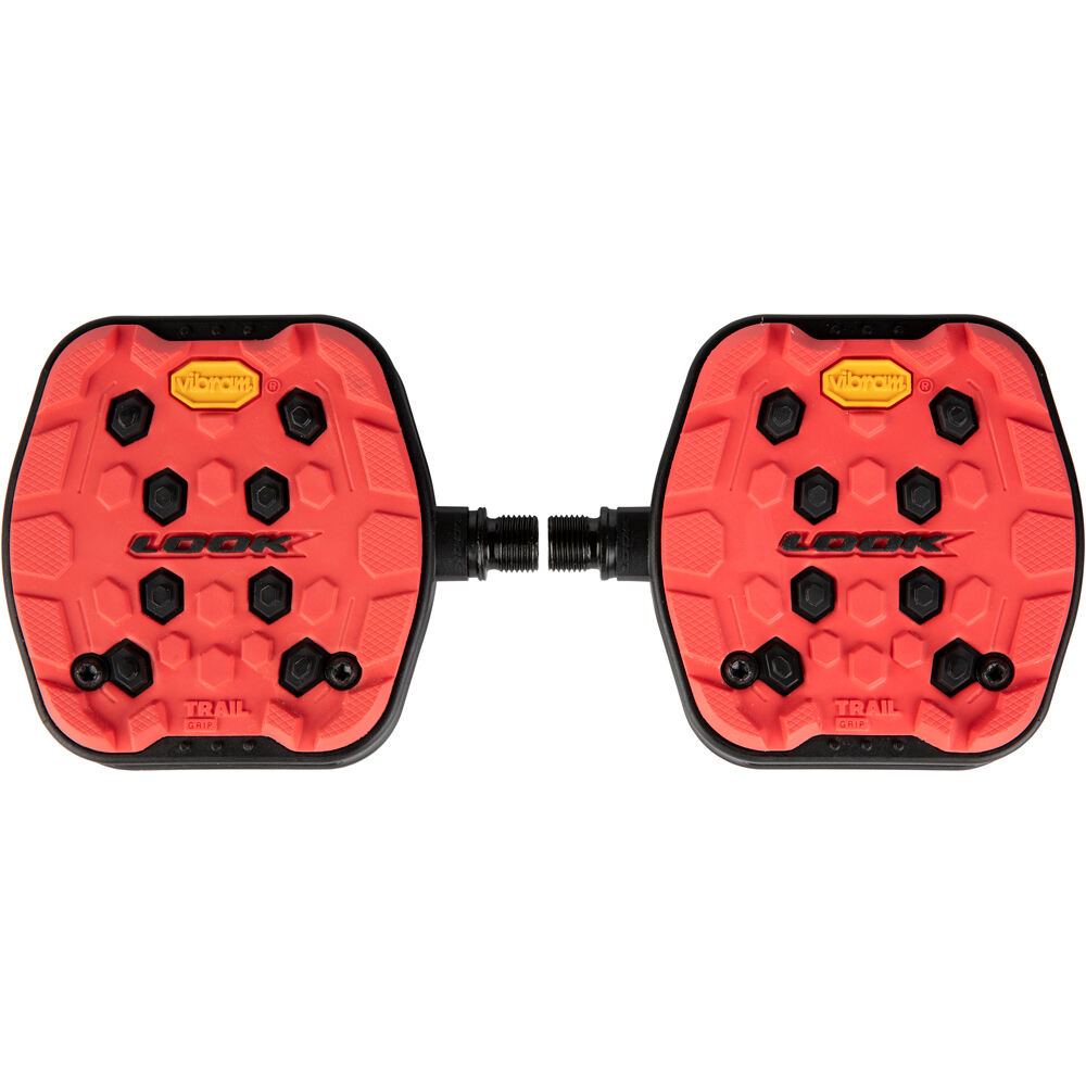 Trail grip pedales plataforma Rojo (UNICA)