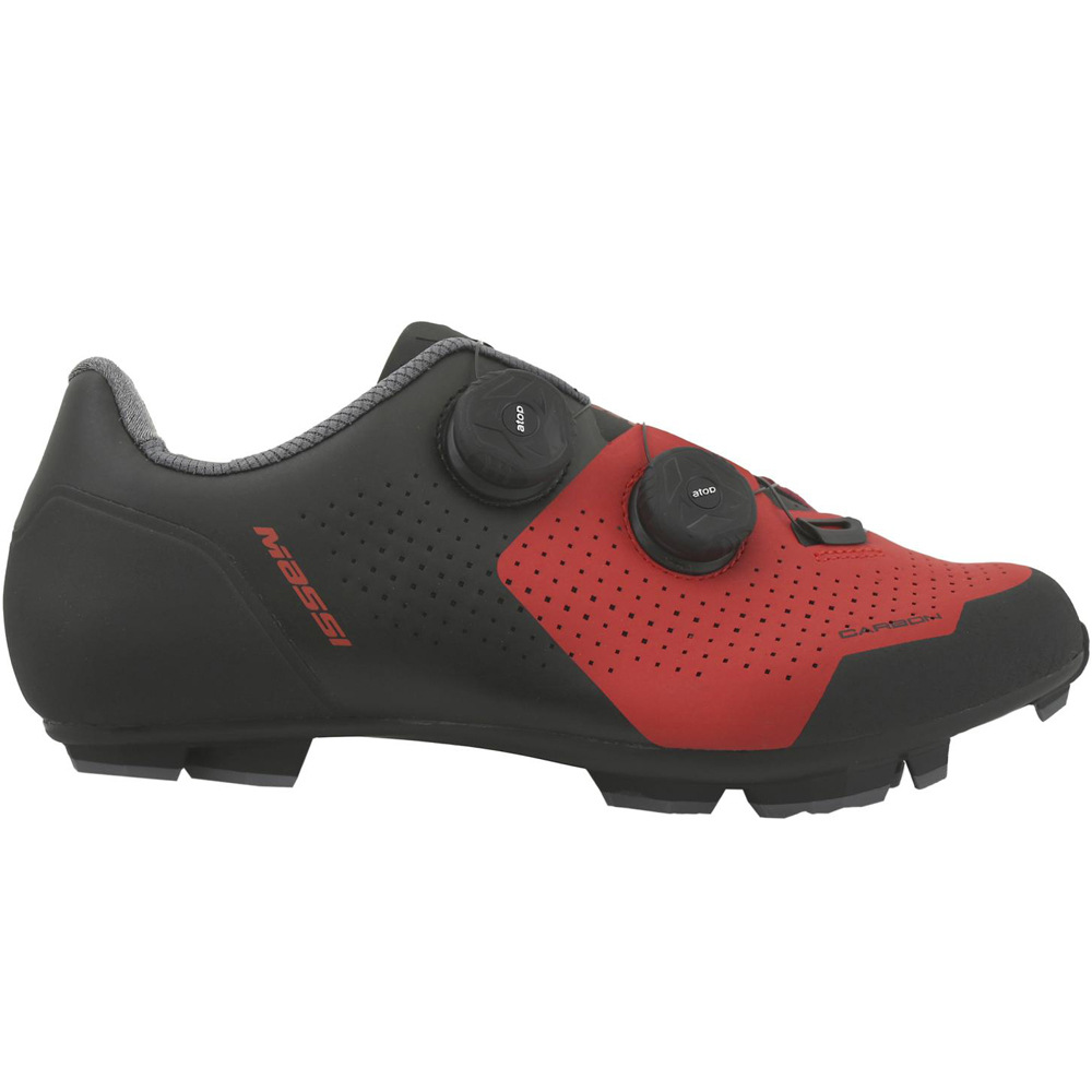 Proteam carbon zapatillas mtb Rojo (41)